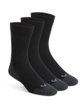 Merino Lightweight Performance Sock 3-Pair Pack | Black