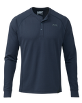 PRO Merino 200 Henley | Steel Blue