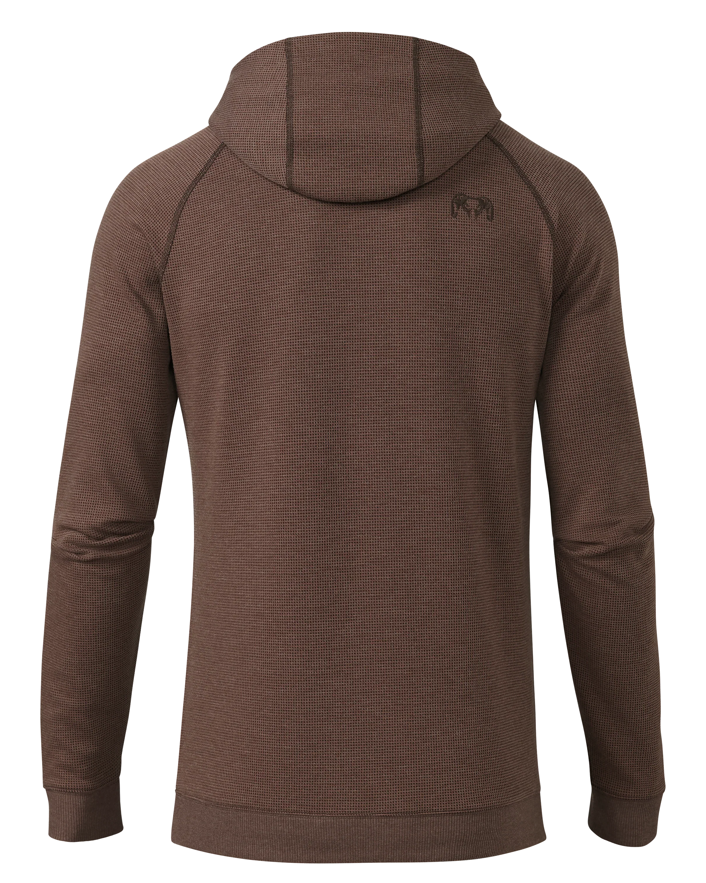 Canyon Waffle Hoodie | Cedar Heather