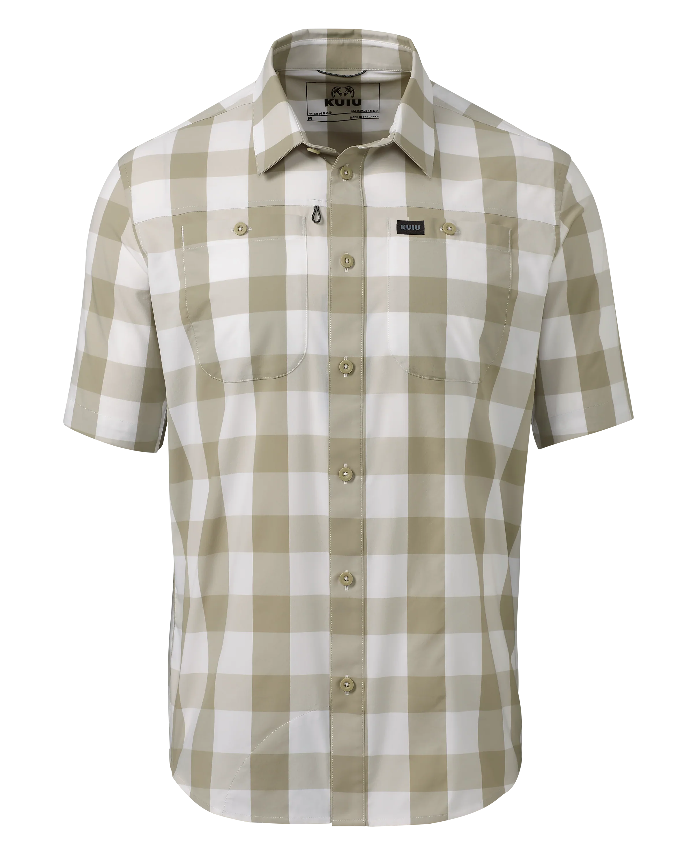 Borrego SS Shirt | Sand Plaid