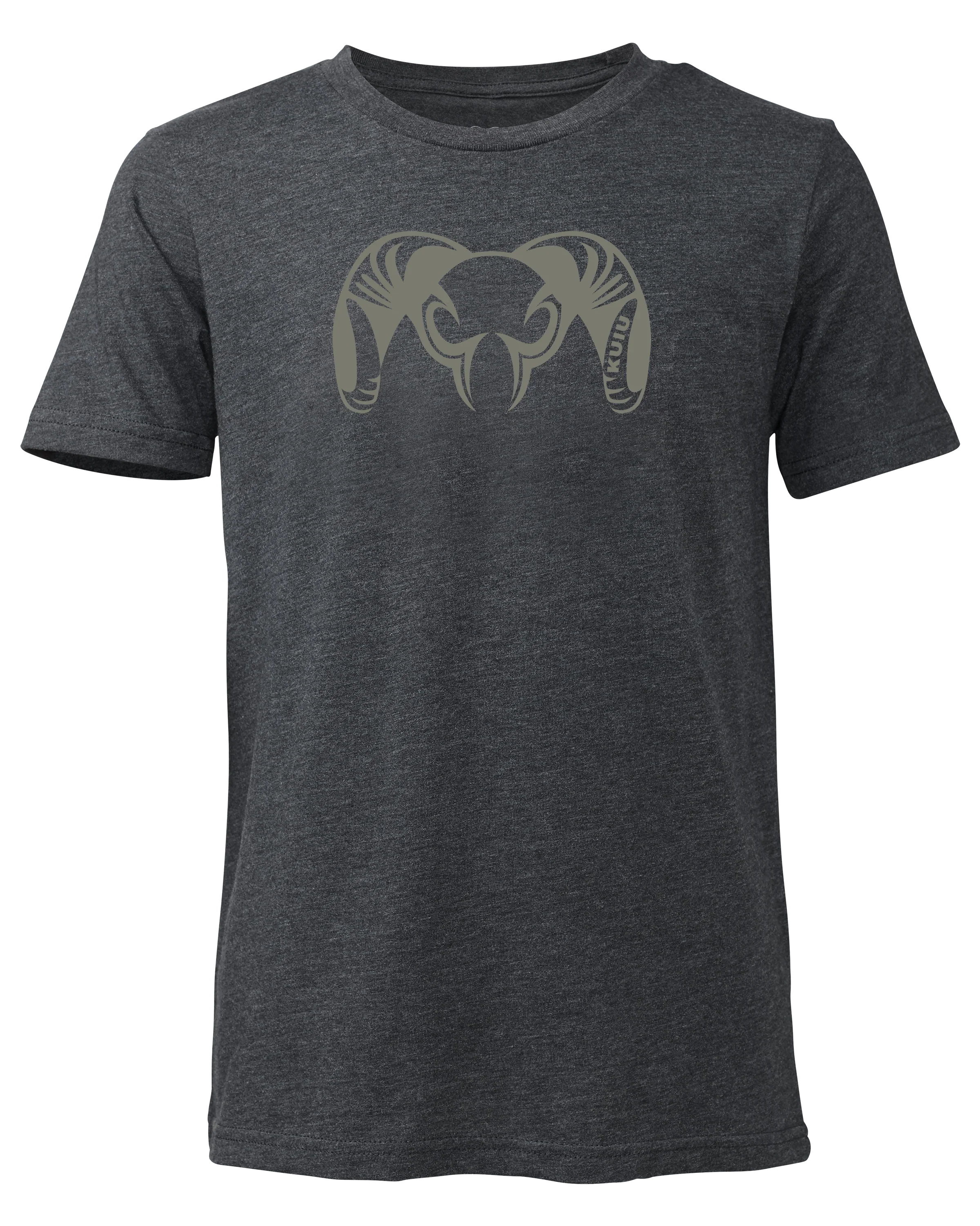 Youth Engraved Ram T-Shirt | Charcoal