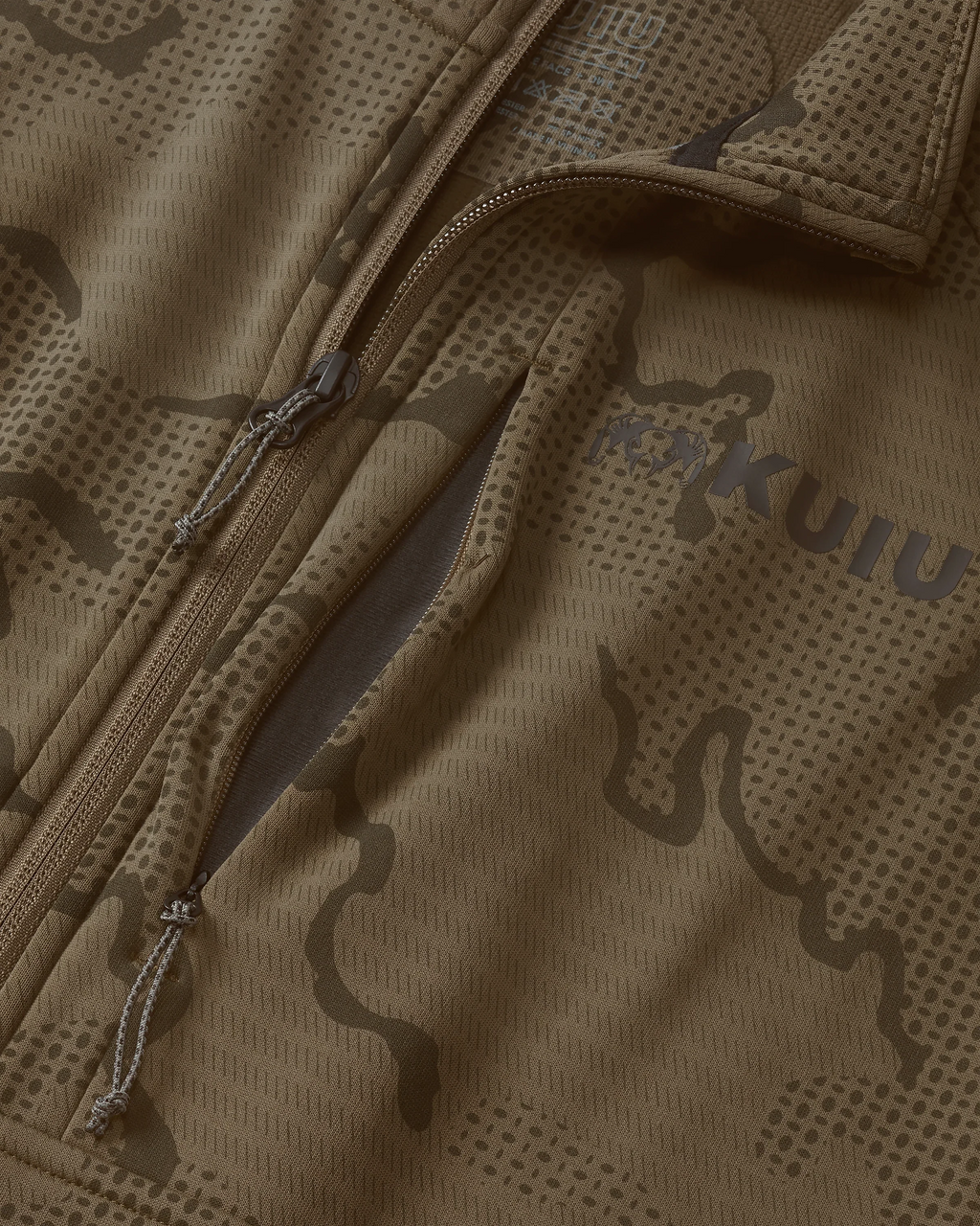 Ridgepoint Fleece Zip-T | Coyote Brown Tonal