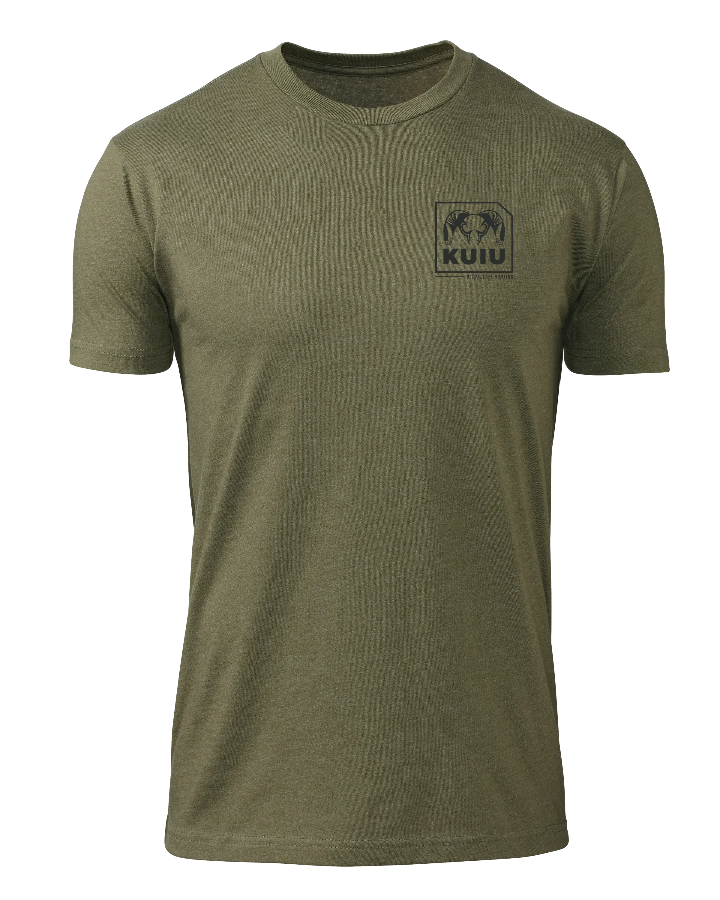 KUIU Square Chest Logo T-Shirt | Military Green