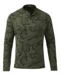 Ridgepoint Fleece Henley | Olive Tonal