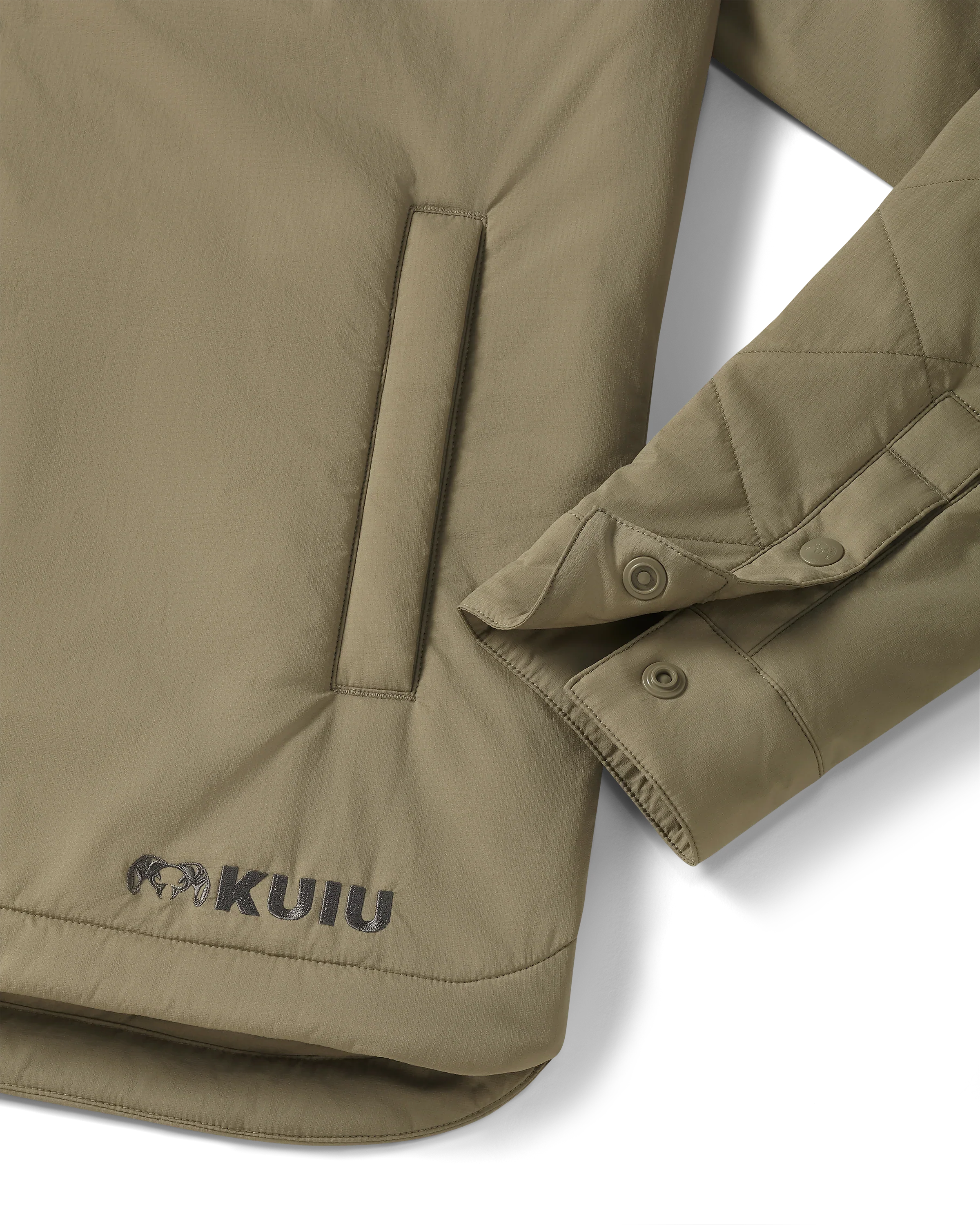 Base Camp Insulated Snap Shirt | Khaki