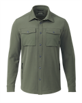 Blockfield Fleece Shirt Jacket | Dark Sage