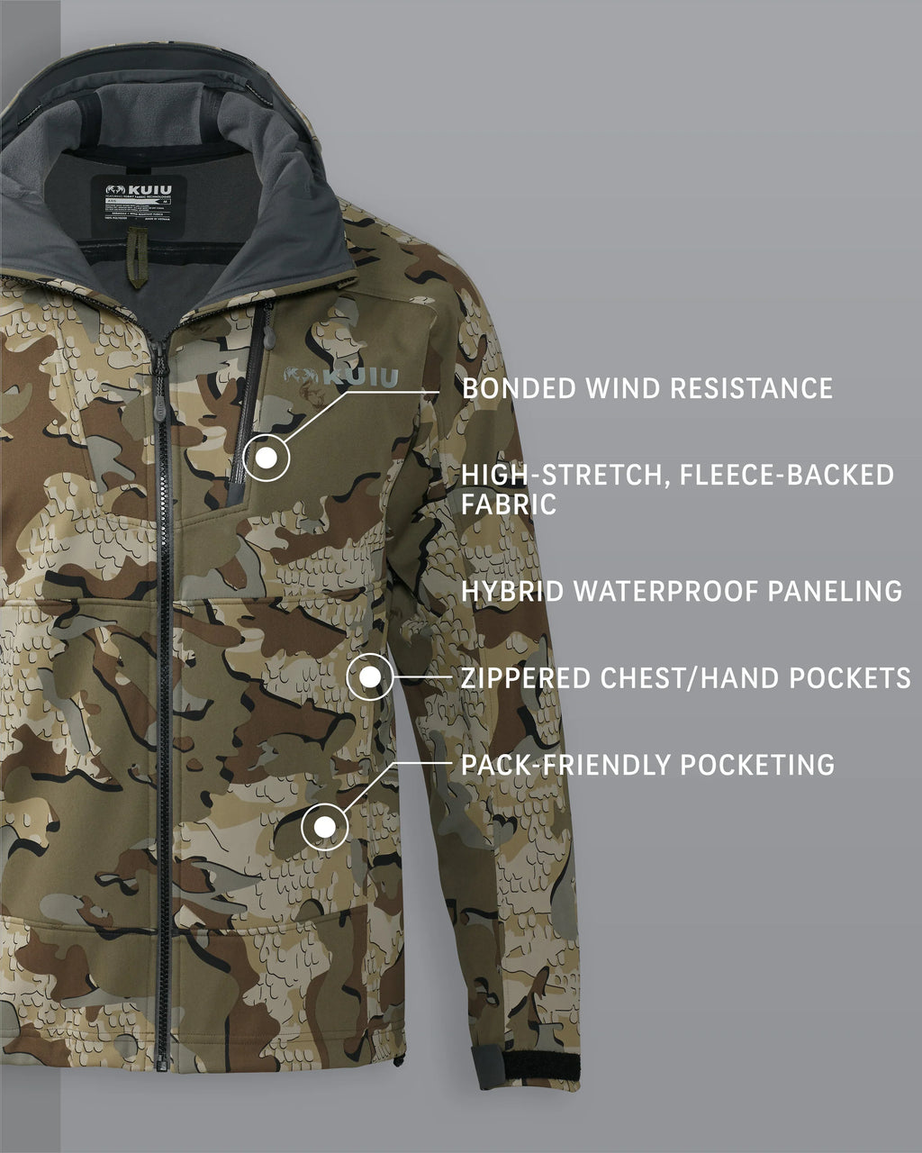 Axis Hybrid Hooded Jacket | Valo