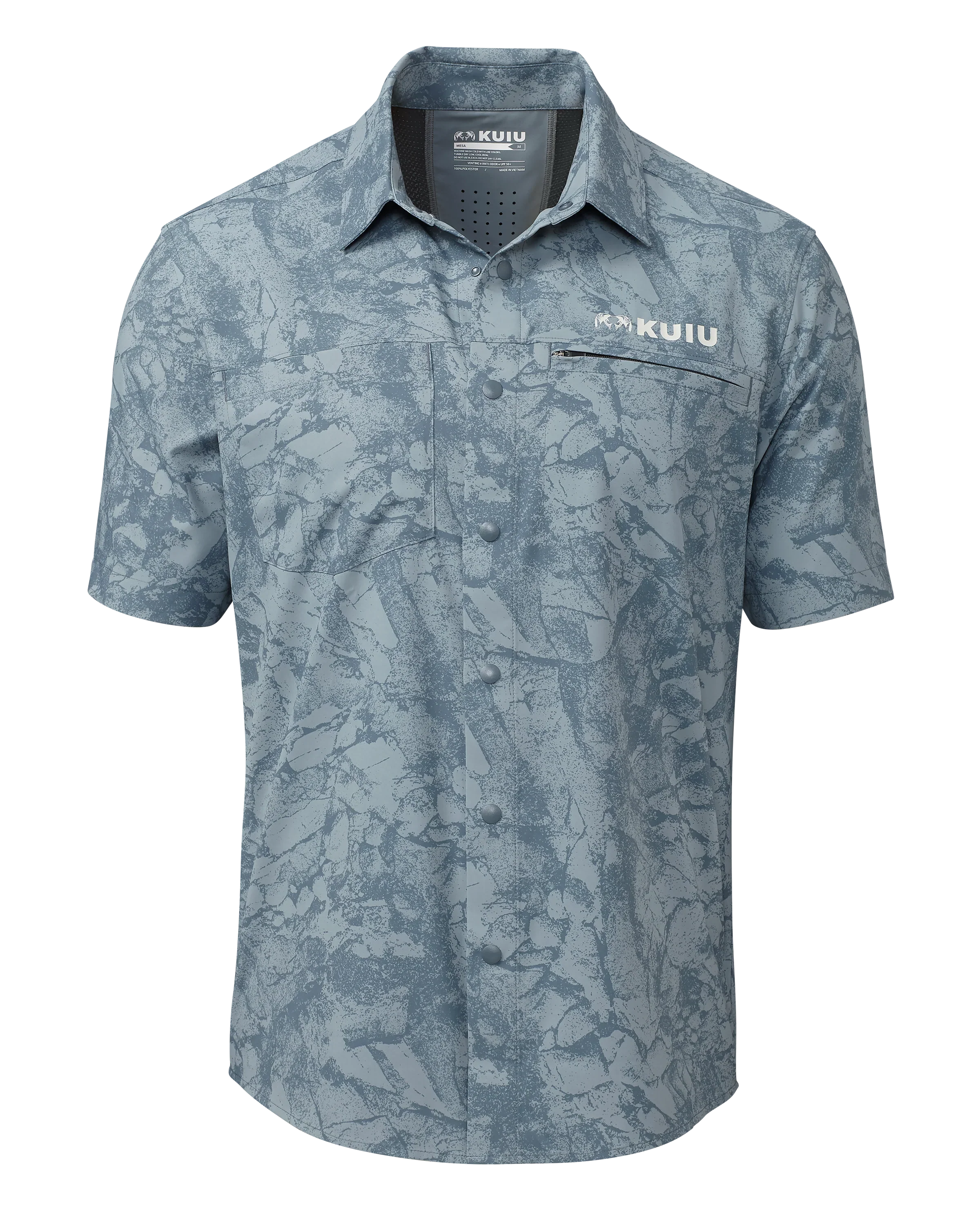 Mesa Vented SS Snap Shirt Gritstone | Slate Gritstone