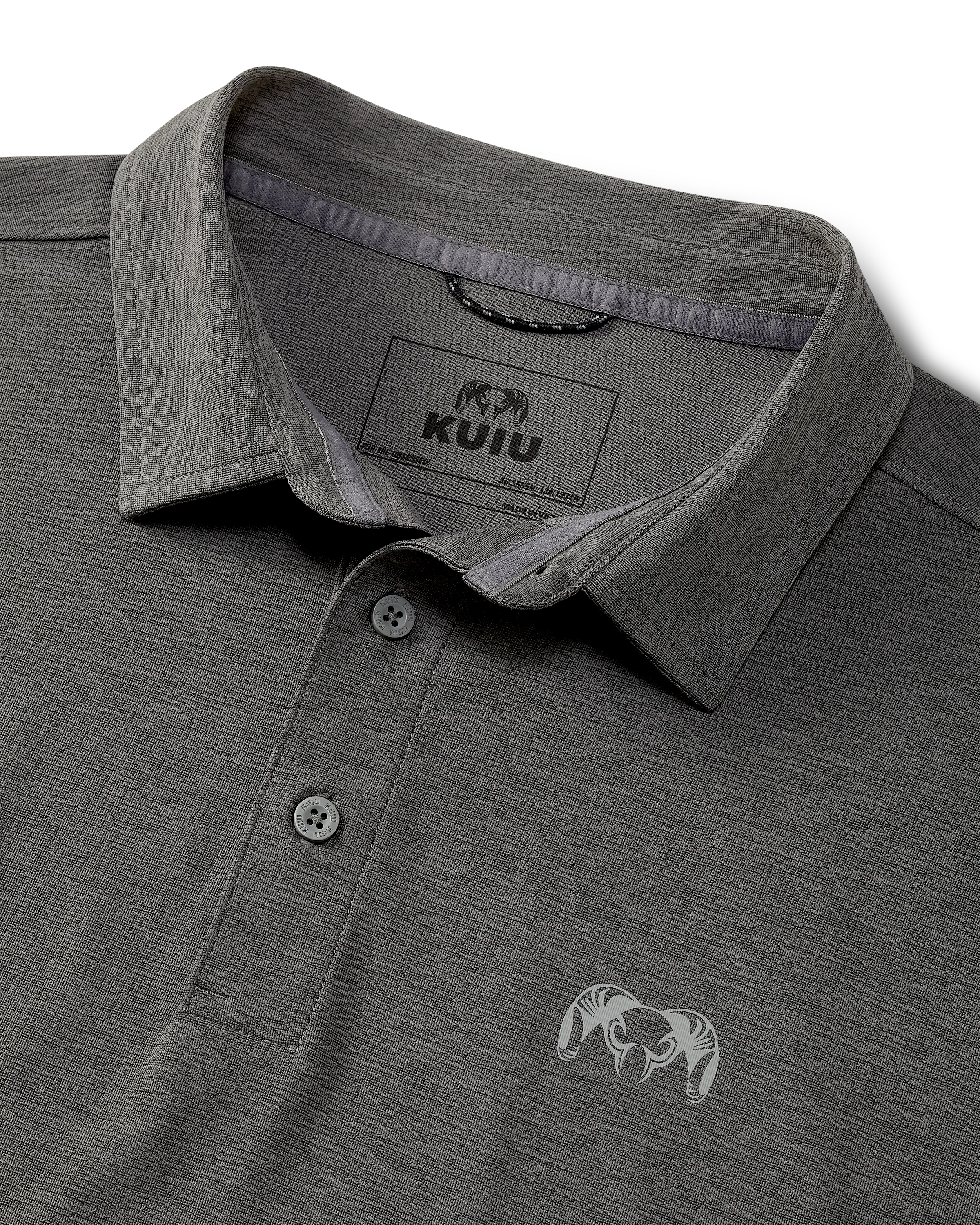KUIU Performance Polo | Heather Stone
