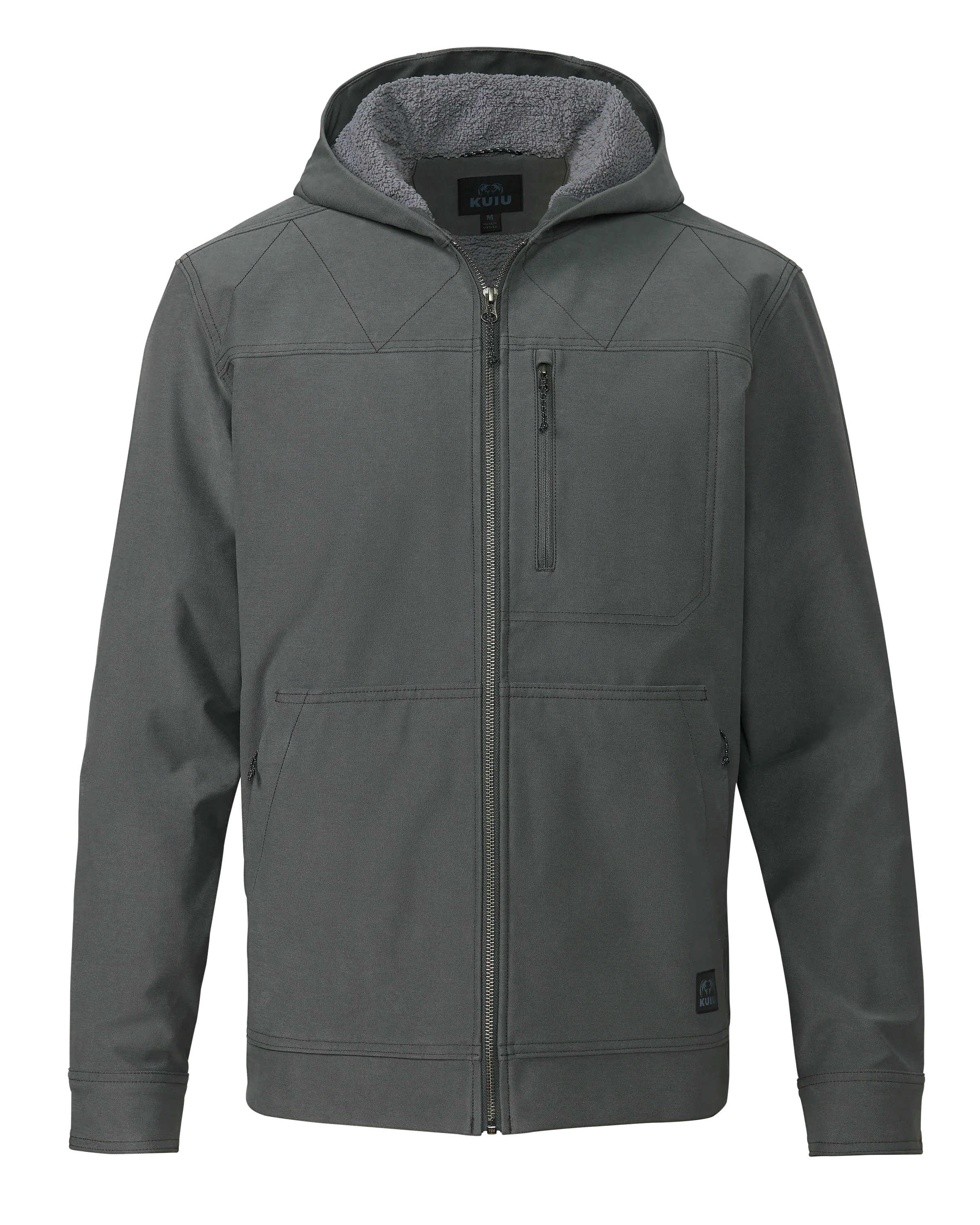 Brawley Hooded Fleece Jacket | Gunmetal