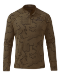 Ridgepoint Fleece Henley | Coyote Brown Tonal