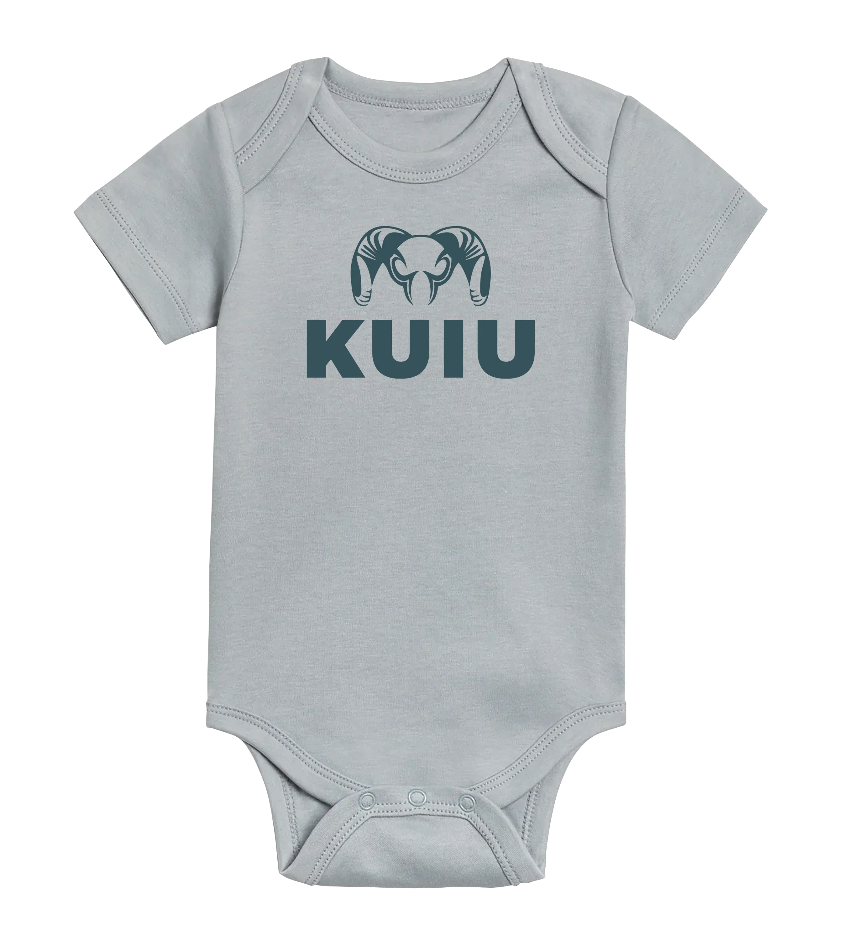 KUIU Stacked Logo Baby One-Piece | Mist