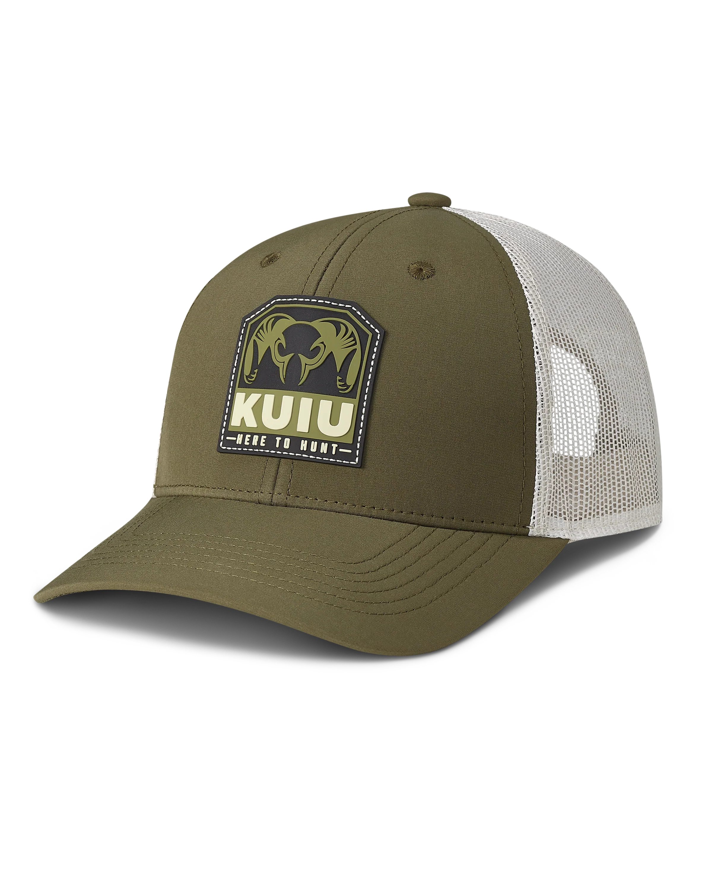 KUIU Here to Hunt Patch Hat | Olive/Putty