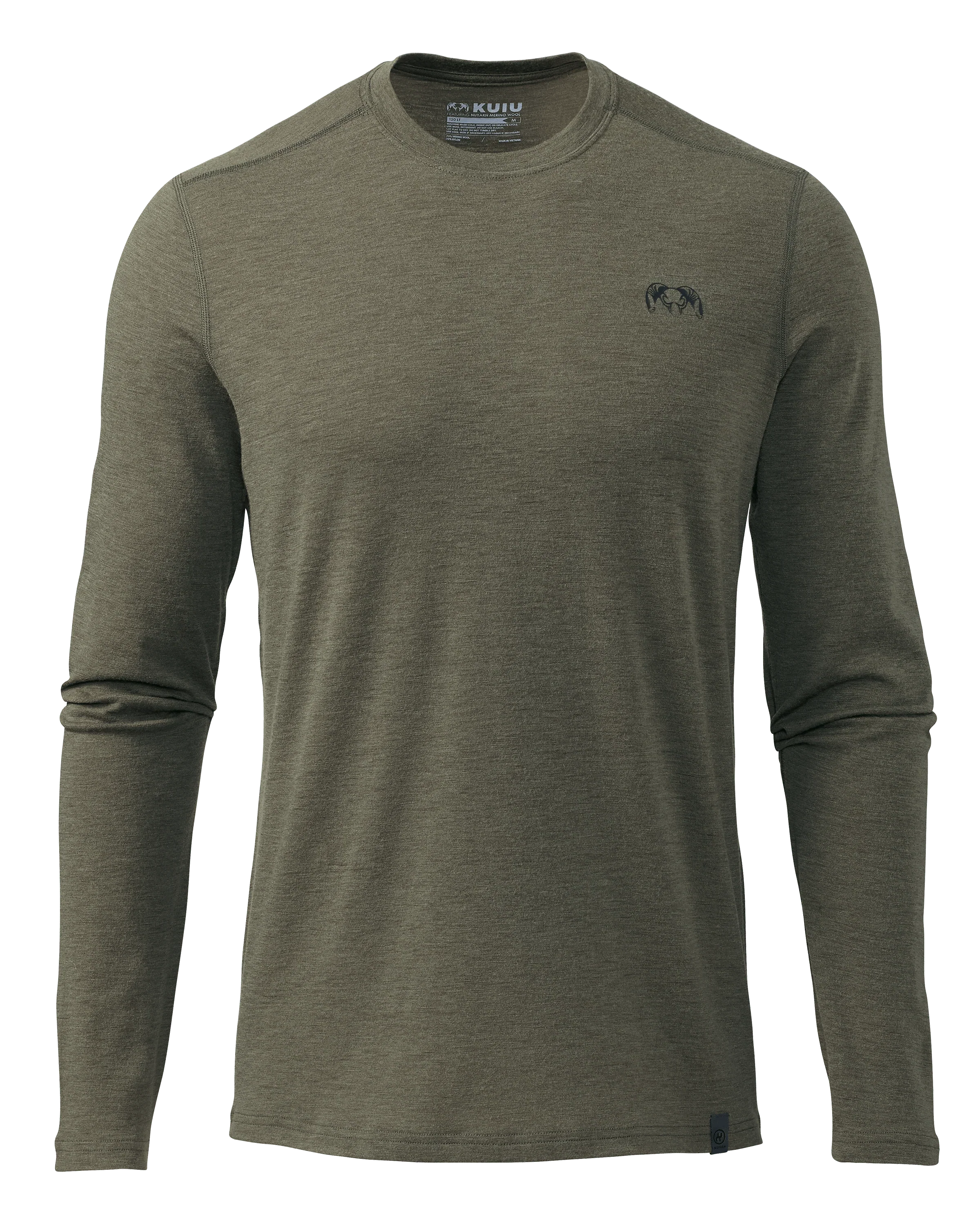 ULTRA Merino 120 LT LS Crew-T | Ash