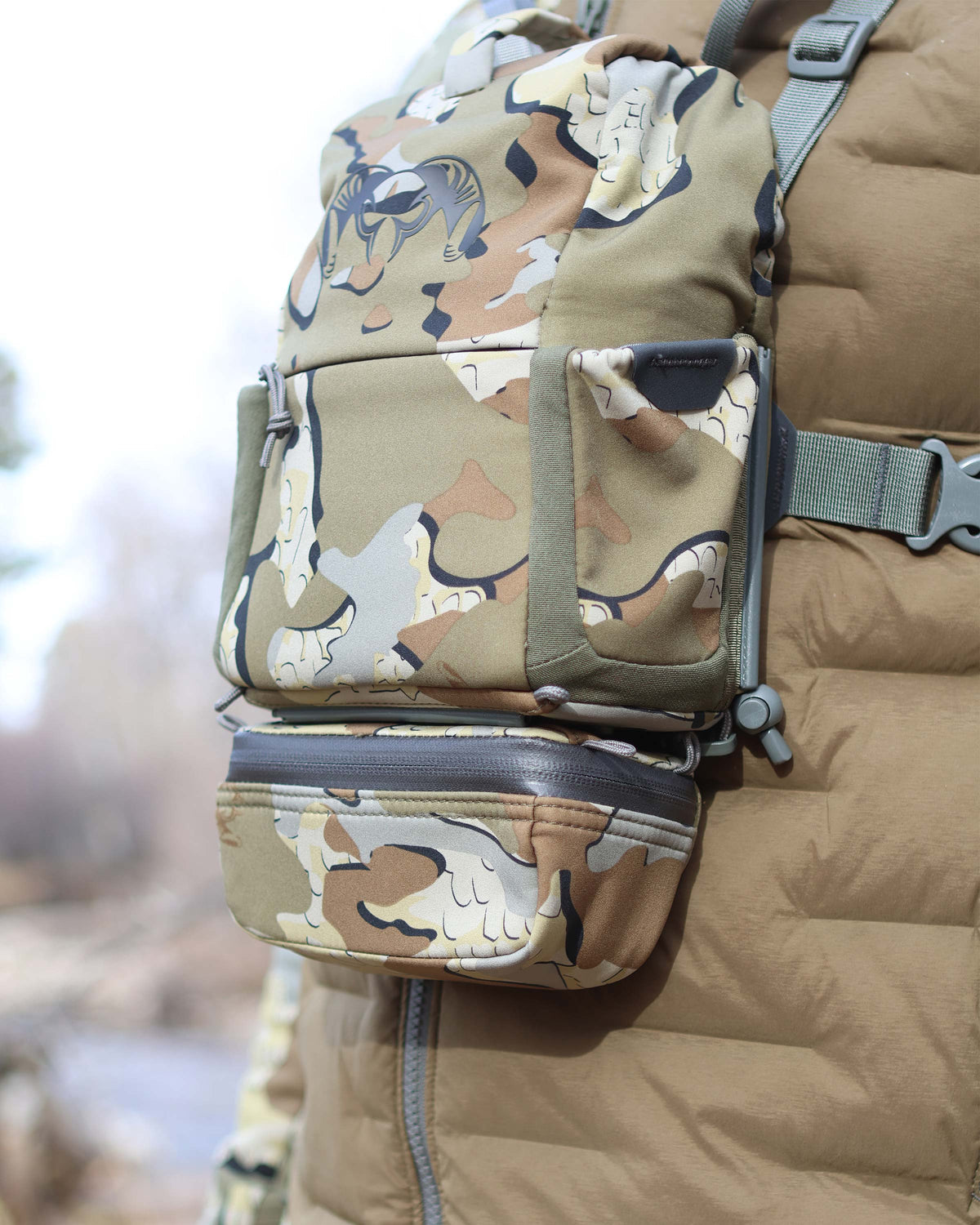 PRO G3 Bino Harness Accessory Pocket | Evergreen