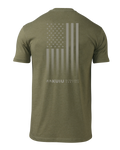 KUIU Vertical Flag Logo T-Shirt | Military Green