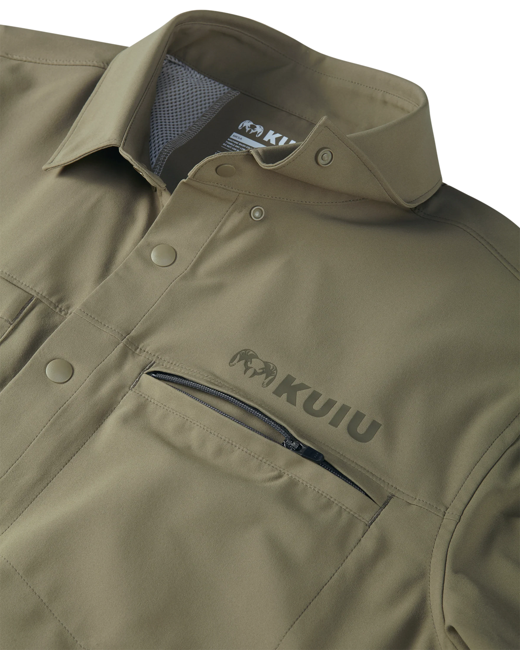 Mesa Vented SS Snap Shirt | Khaki
