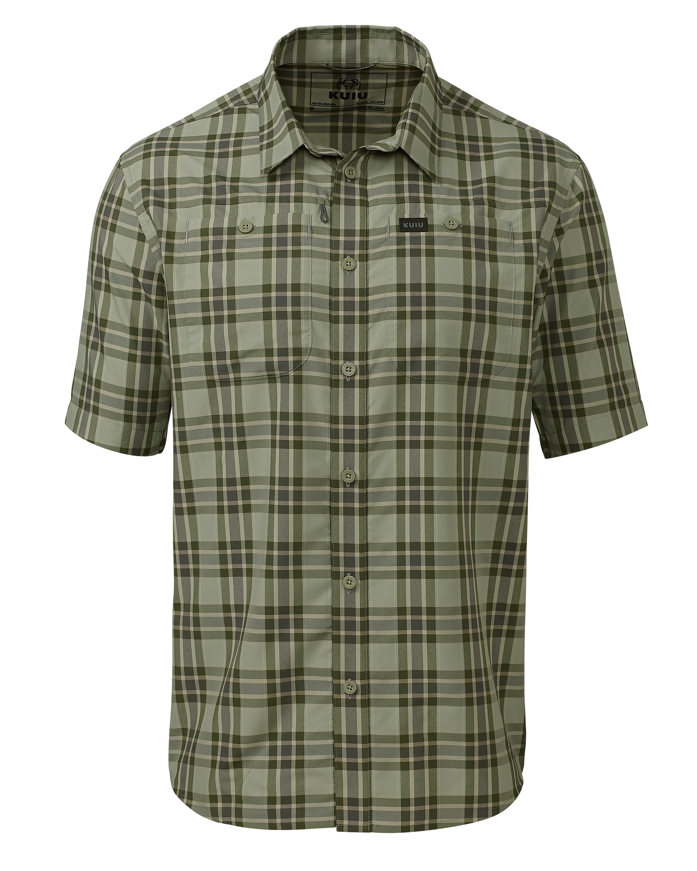 Borrego SS Shirt | Verde Crosscheck Plaid