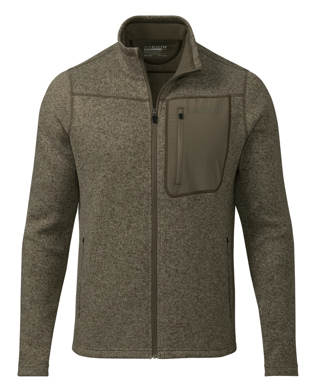 Base Camp Full Zip Sweater | Ash Heather