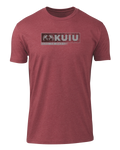 KUIU Here to Hunt Gritstone T-Shirt | Cardinal