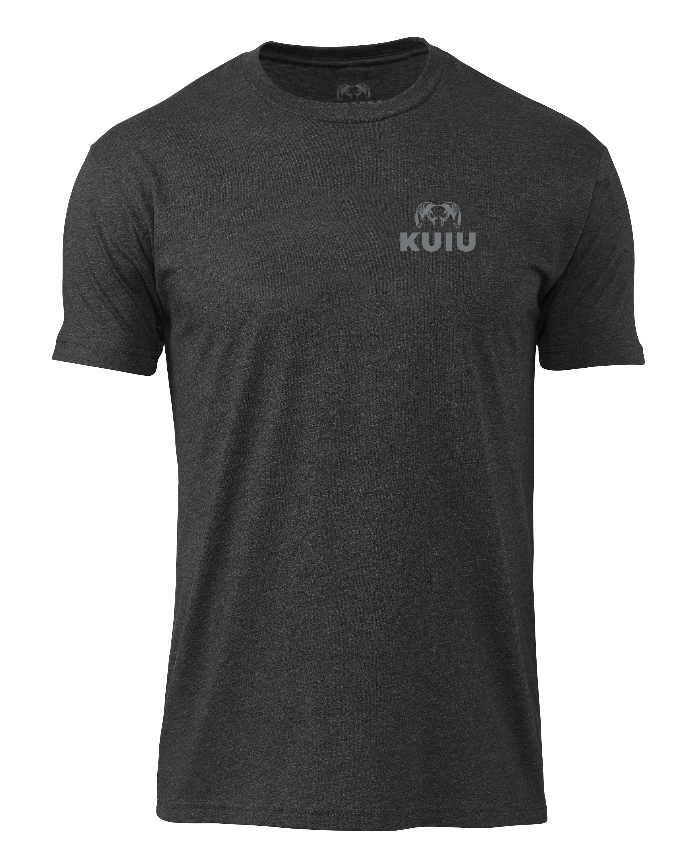 KUIU Ram Chest Logo T-Shirt | Charcoal