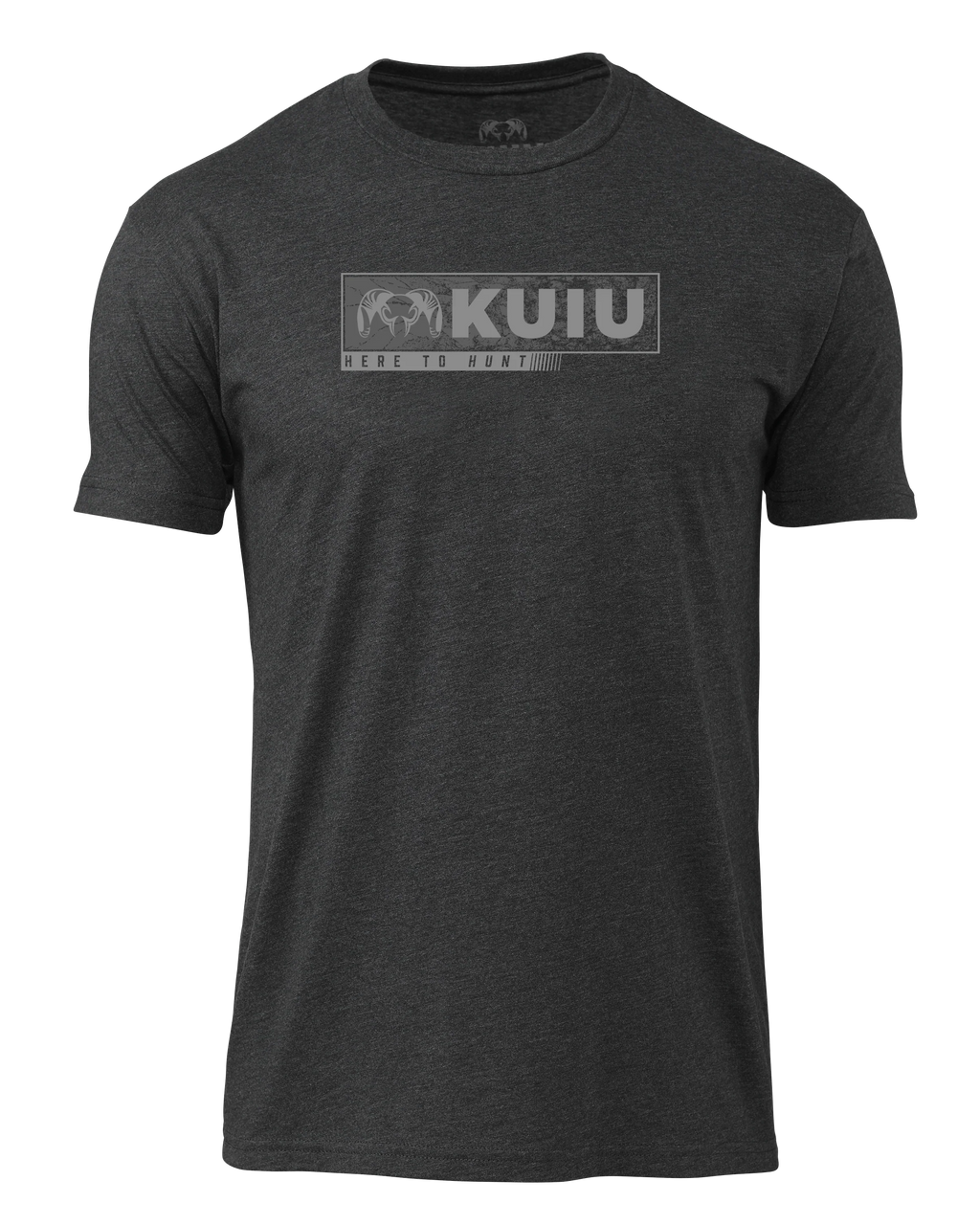 KUIU Here to Hunt Gritstone T-Shirt | Charcoal