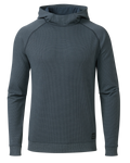 Canyon Waffle Hoodie | Steel Blue Heather