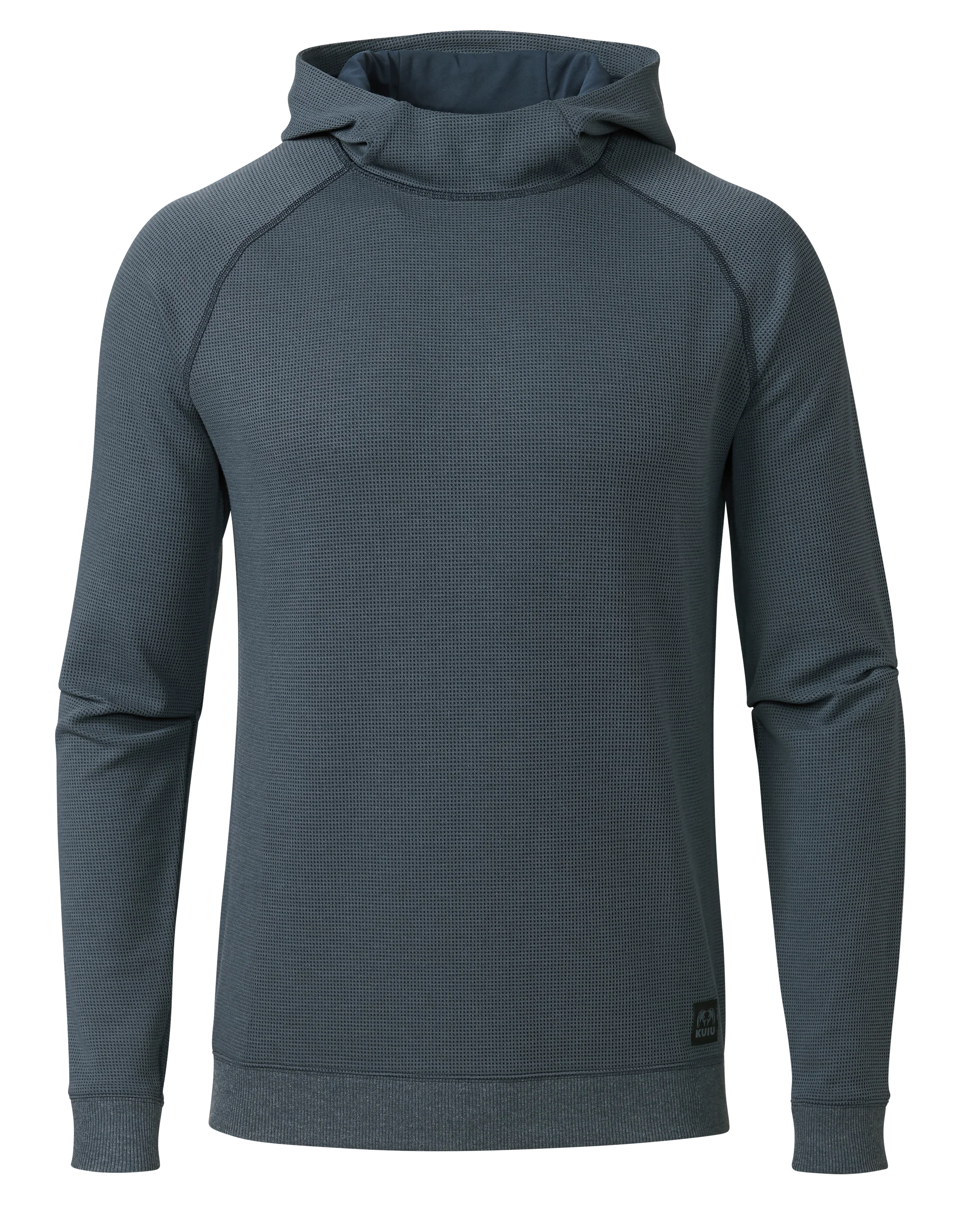 Canyon Waffle Hoodie | Steel Blue Heather
