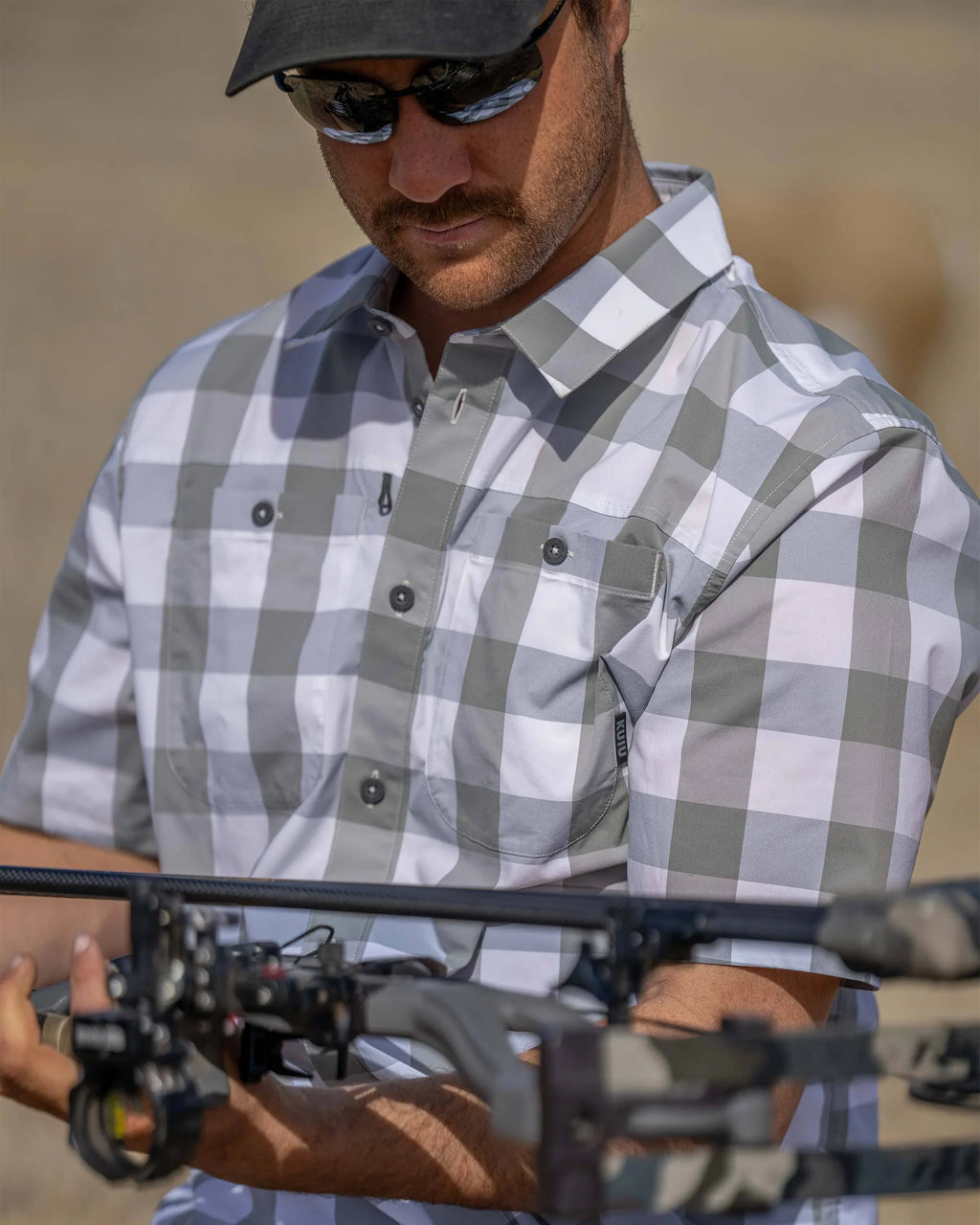 Borrego SS Shirt | Battleship Plaid