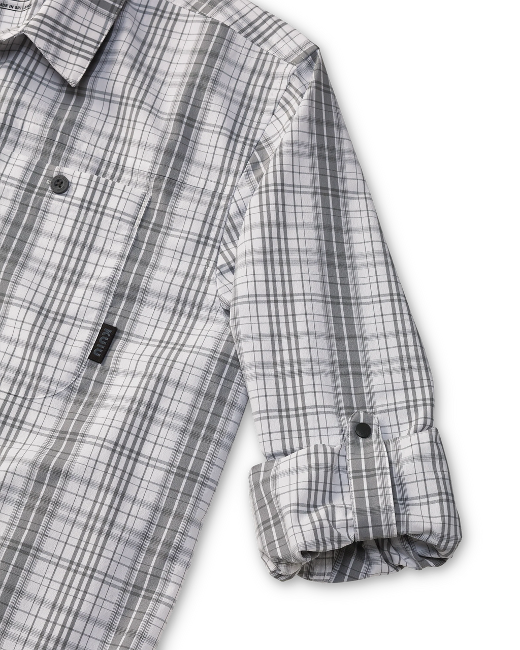 Borrego LS Shirt | Granite Plaid