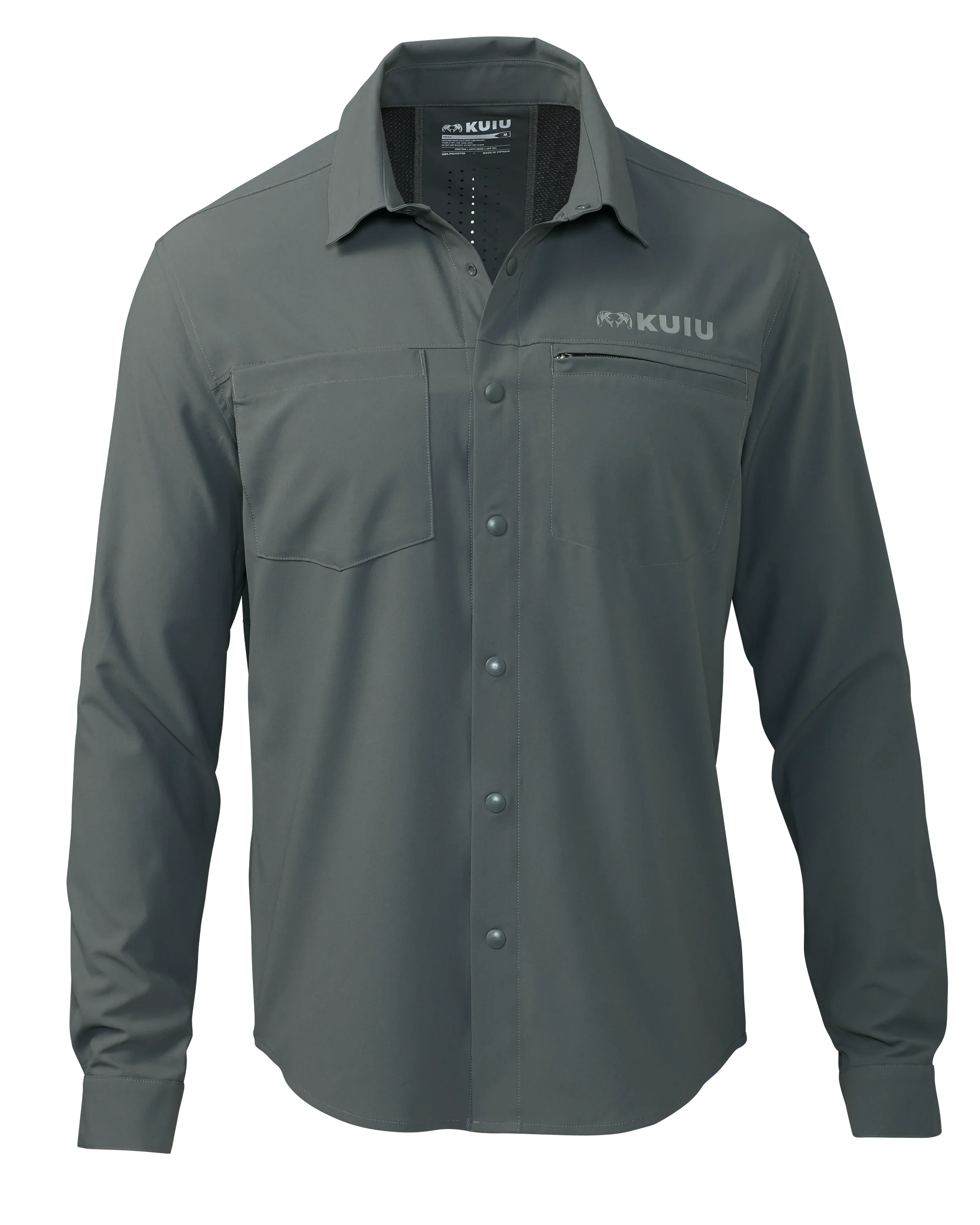 Mesa Vented LS Snap Shirt | Stone