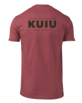 KUIU Here to Hunt Back Logo T-Shirt | Cardinal