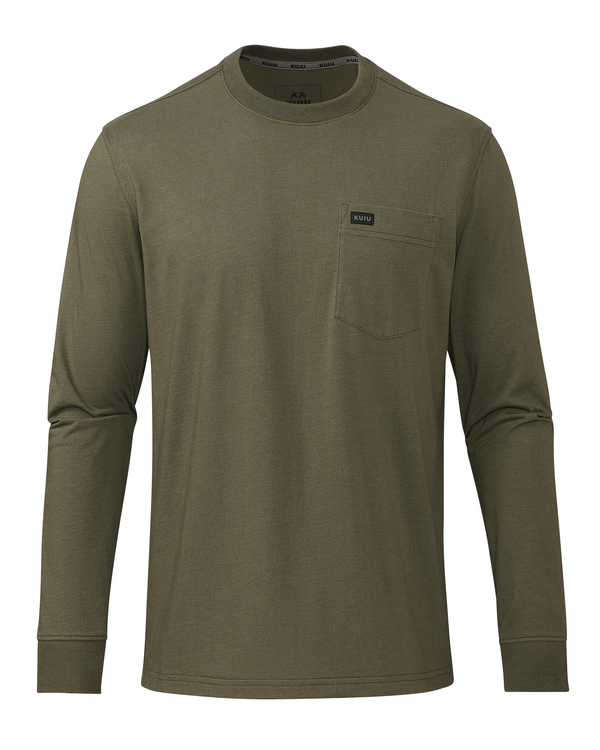 Workgrade LS Pocket Crew | Evergreen