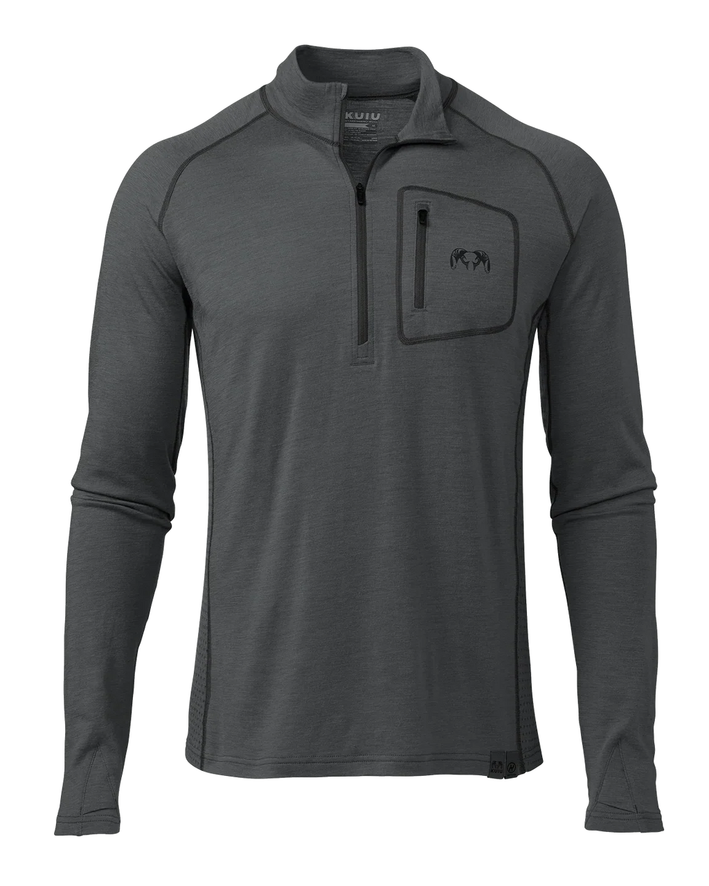 ULTRA Merino 145 Zip-T Hunting Shirt | Gunmetal