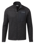 Base Camp Full Zip Sweater | Heather Black