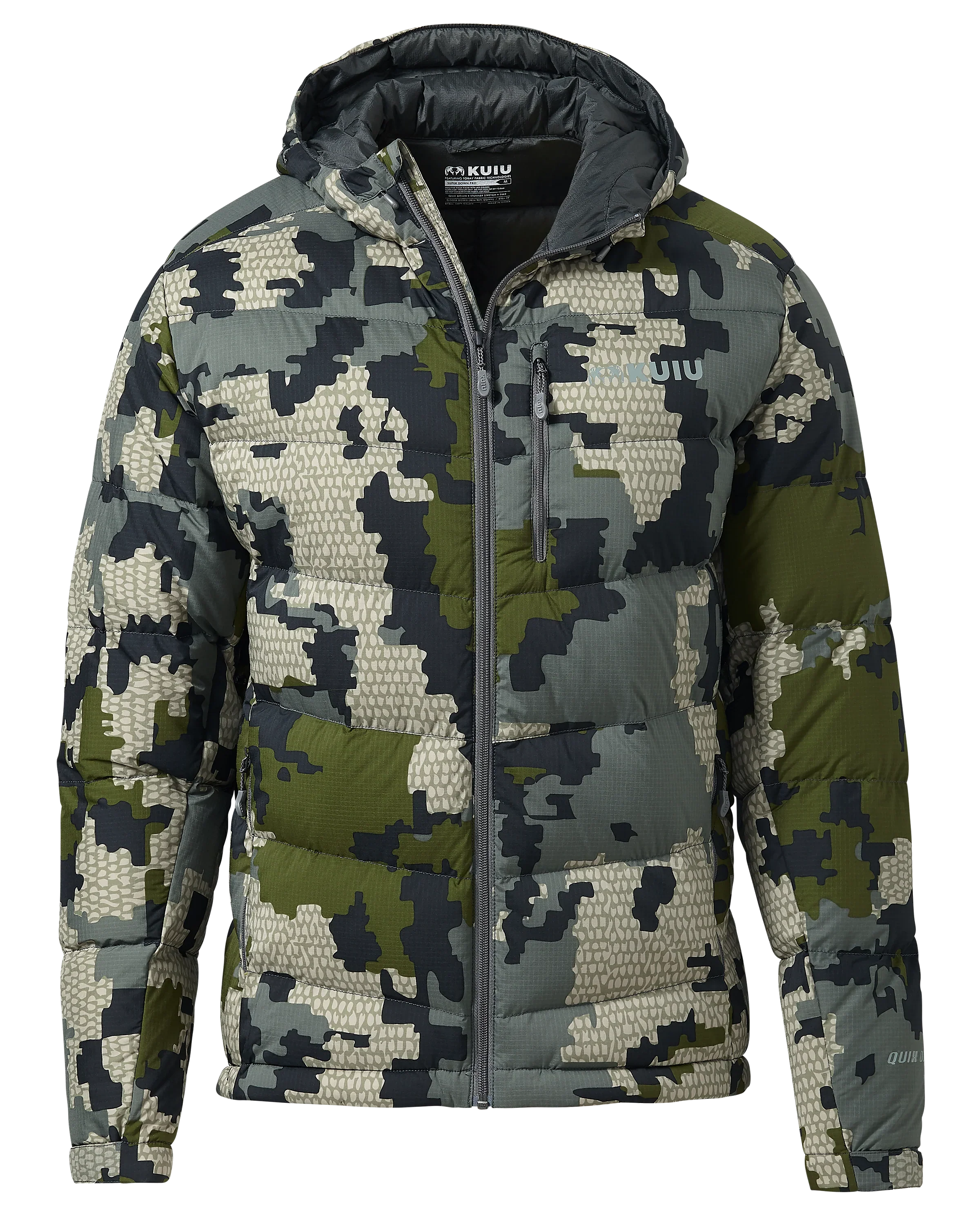 Super Down PRO Hooded Jacket | Verde