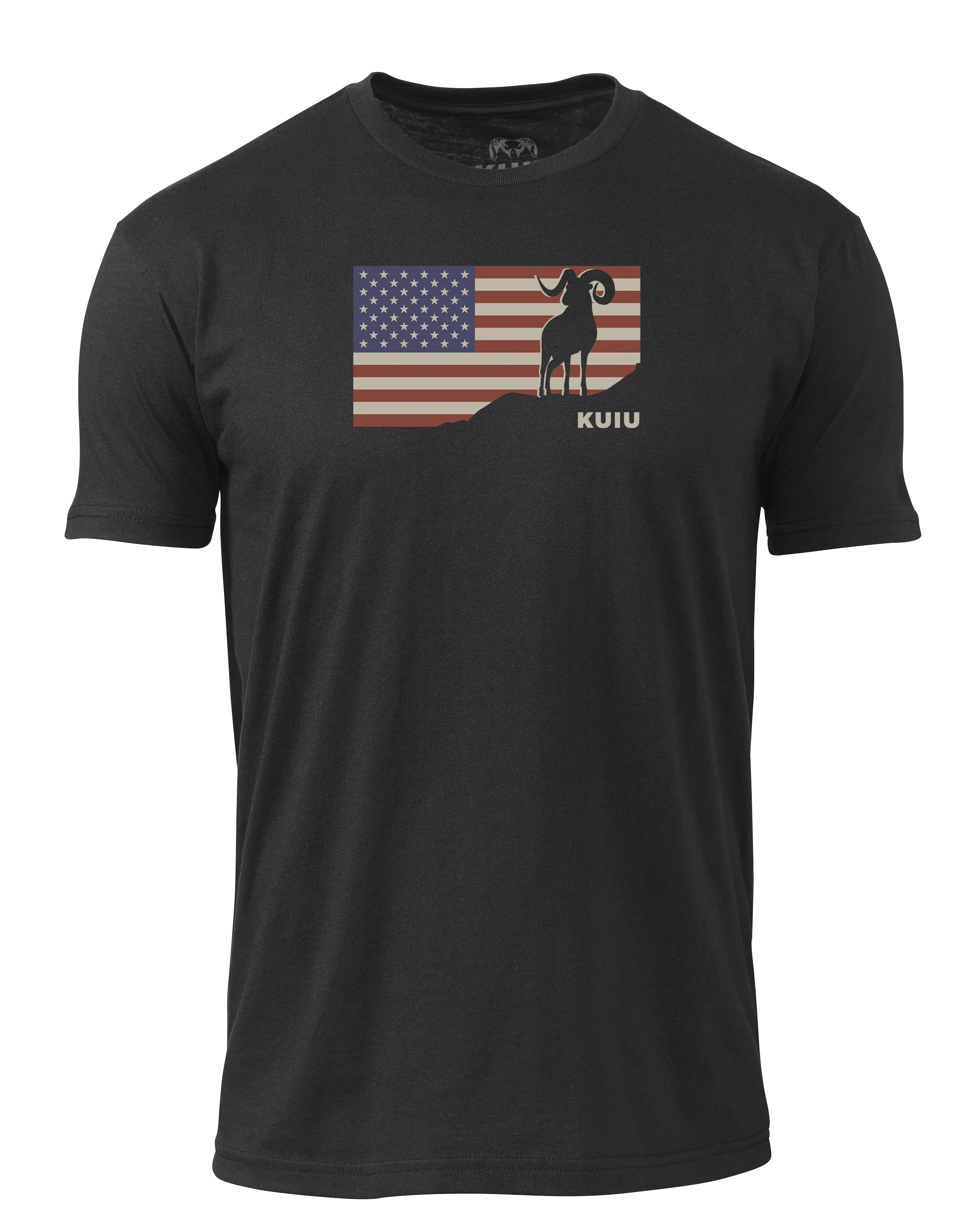 KUIU Ram Flag T-Shirt | Black