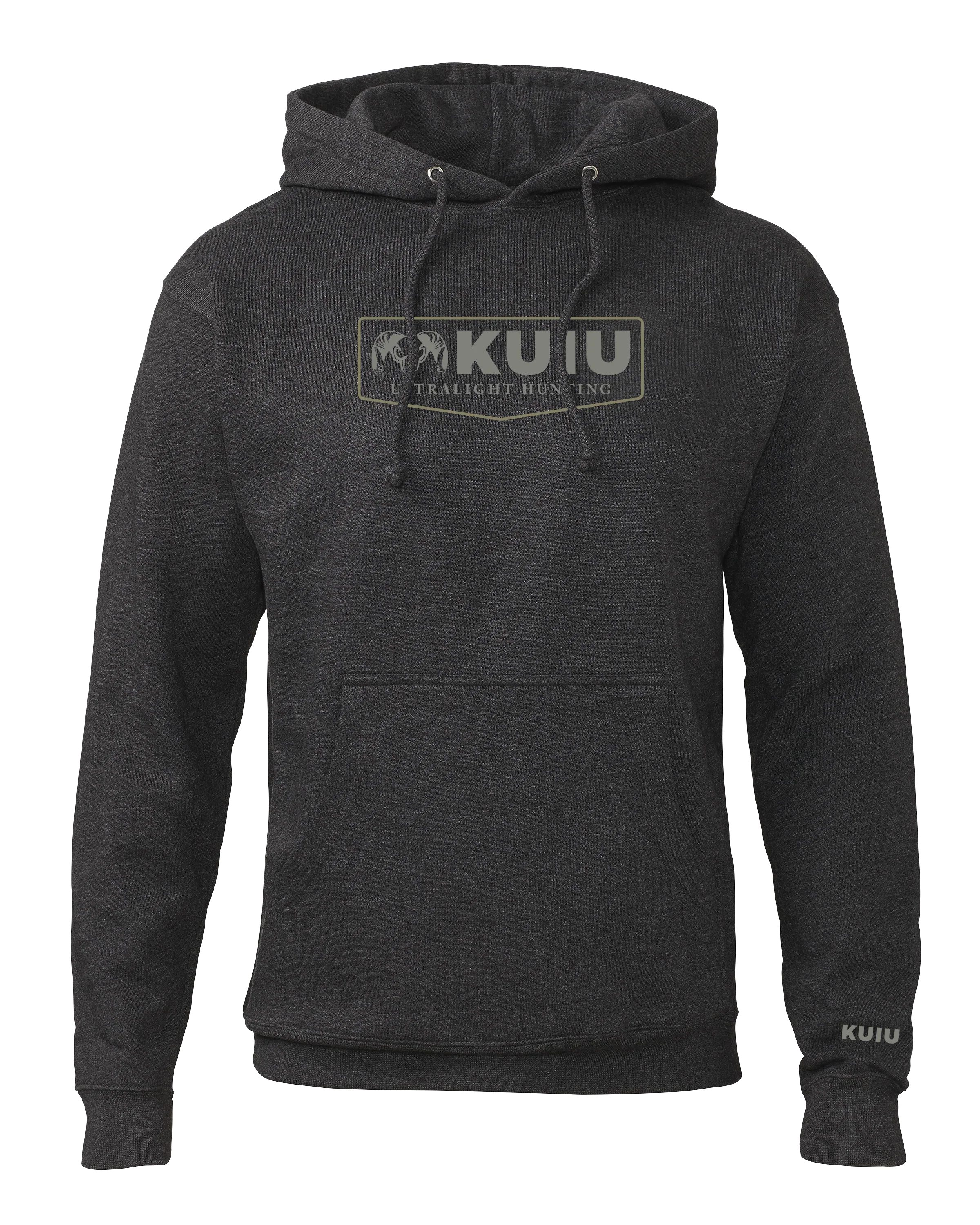 KUIU Shield Logo Hoodie | Charcoal