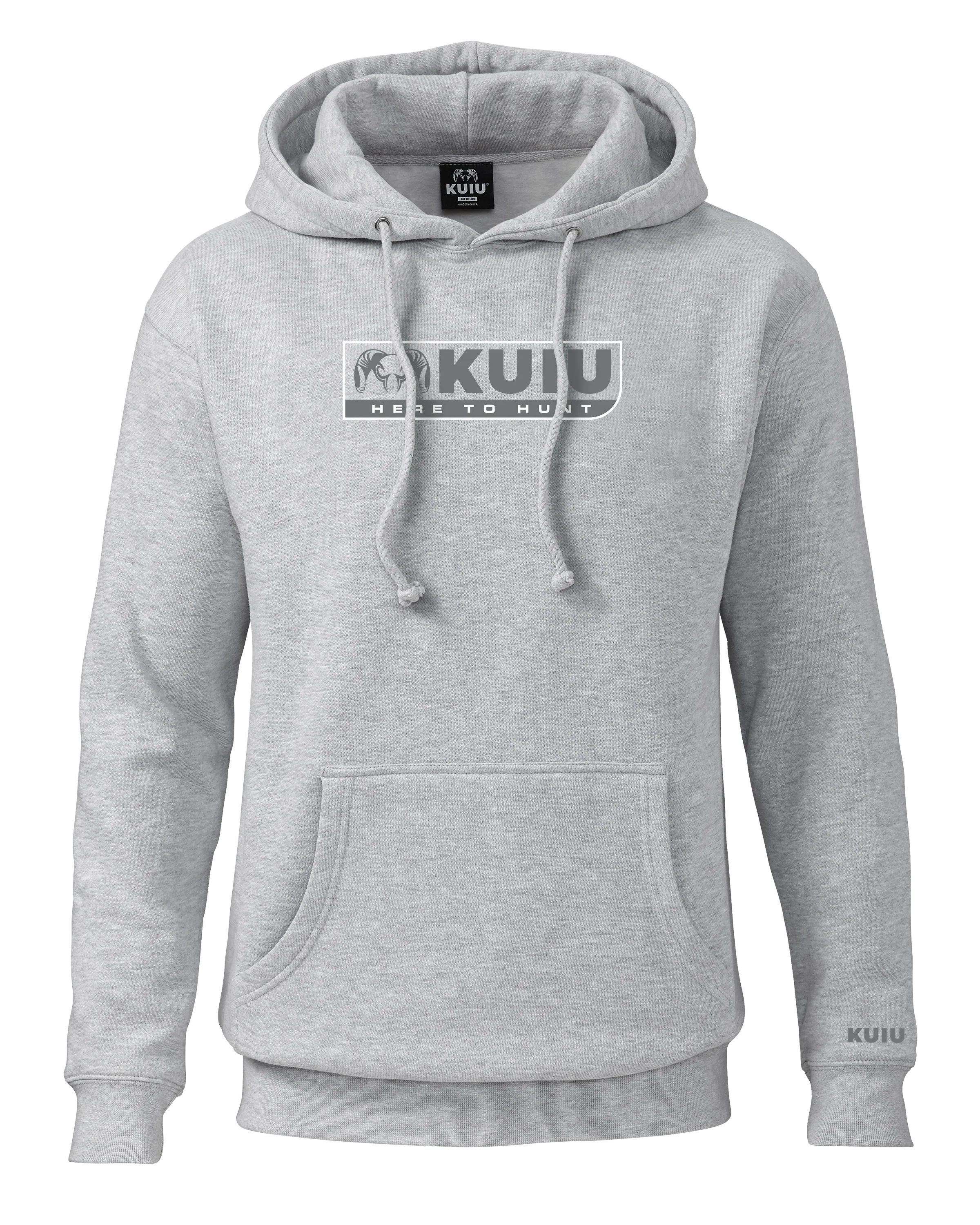 KUIU Here to Hunt Hoodie | Heather Grey