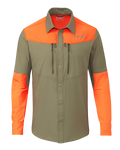 Upland Sporter Shirt | Khaki/Blaze Orange