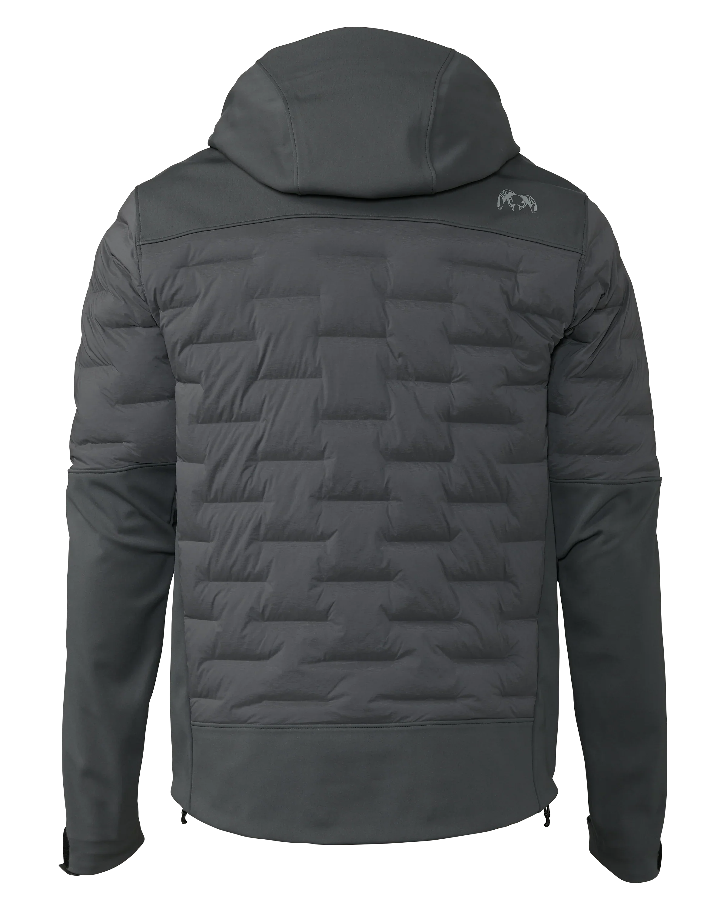 Axis Thermal Hybrid Hooded Jacket | Gunmetal