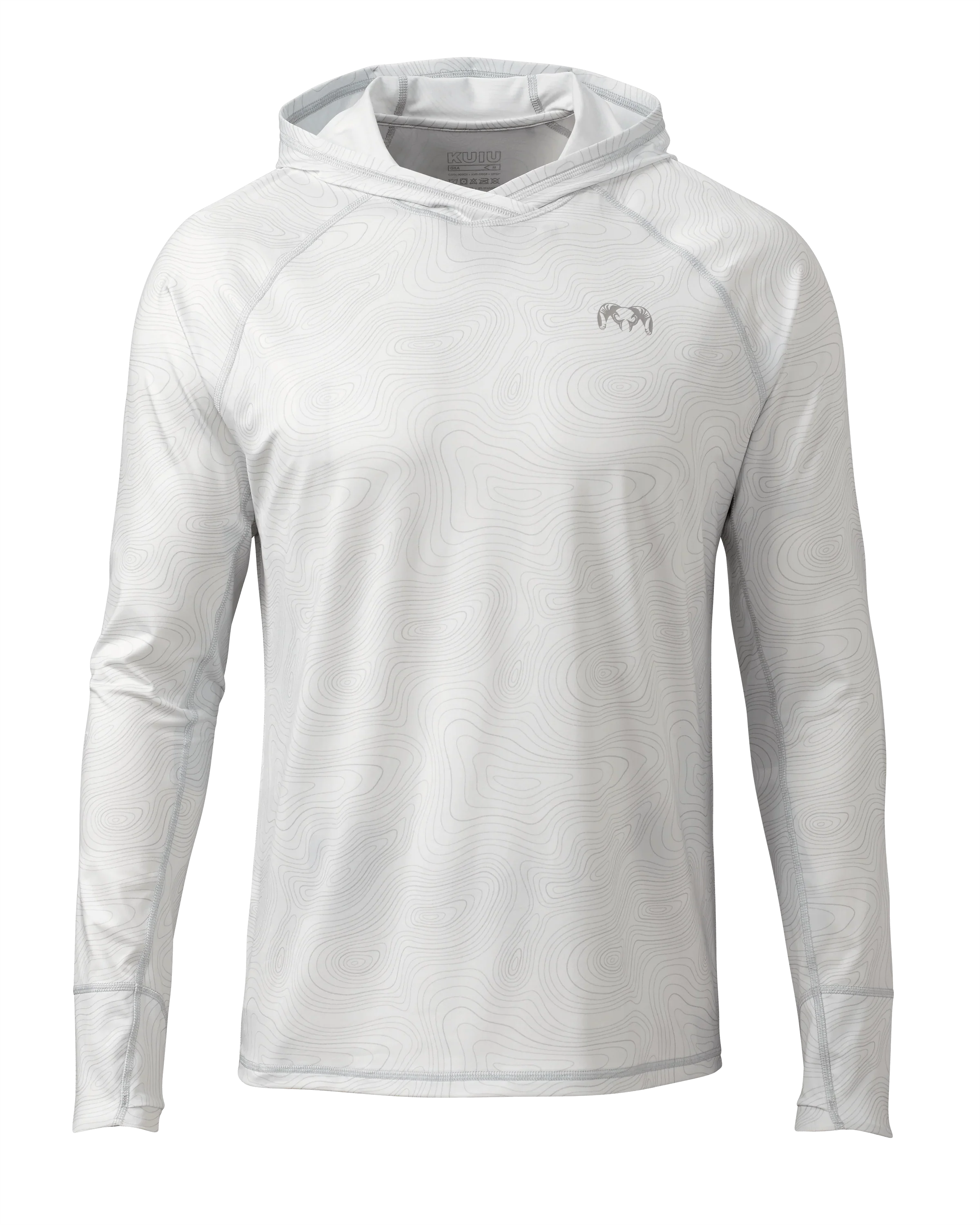Gila LS Hoodie Topo | Skyline Topo Print