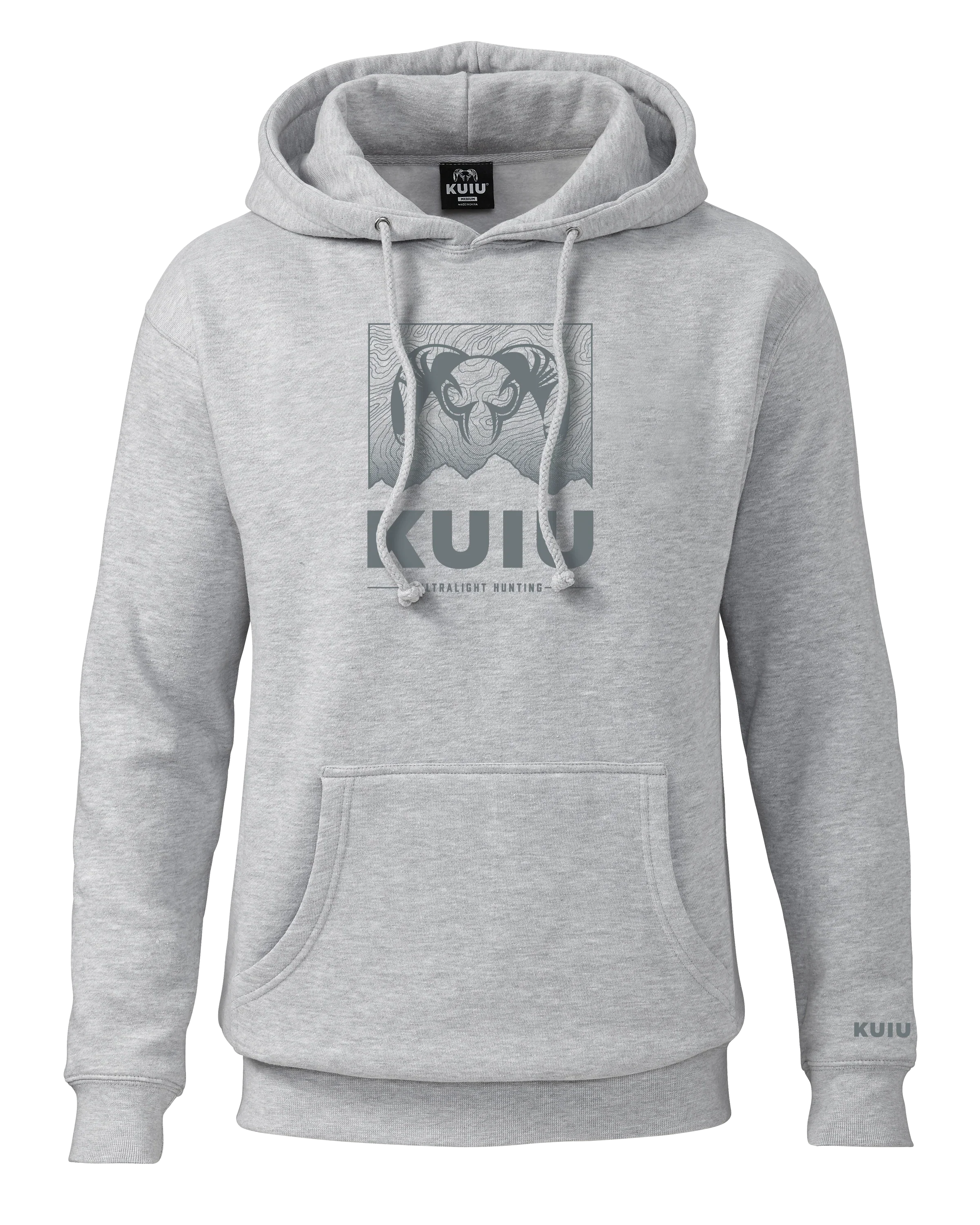 KUIU Topo Mountain Hoodie | Heather Grey