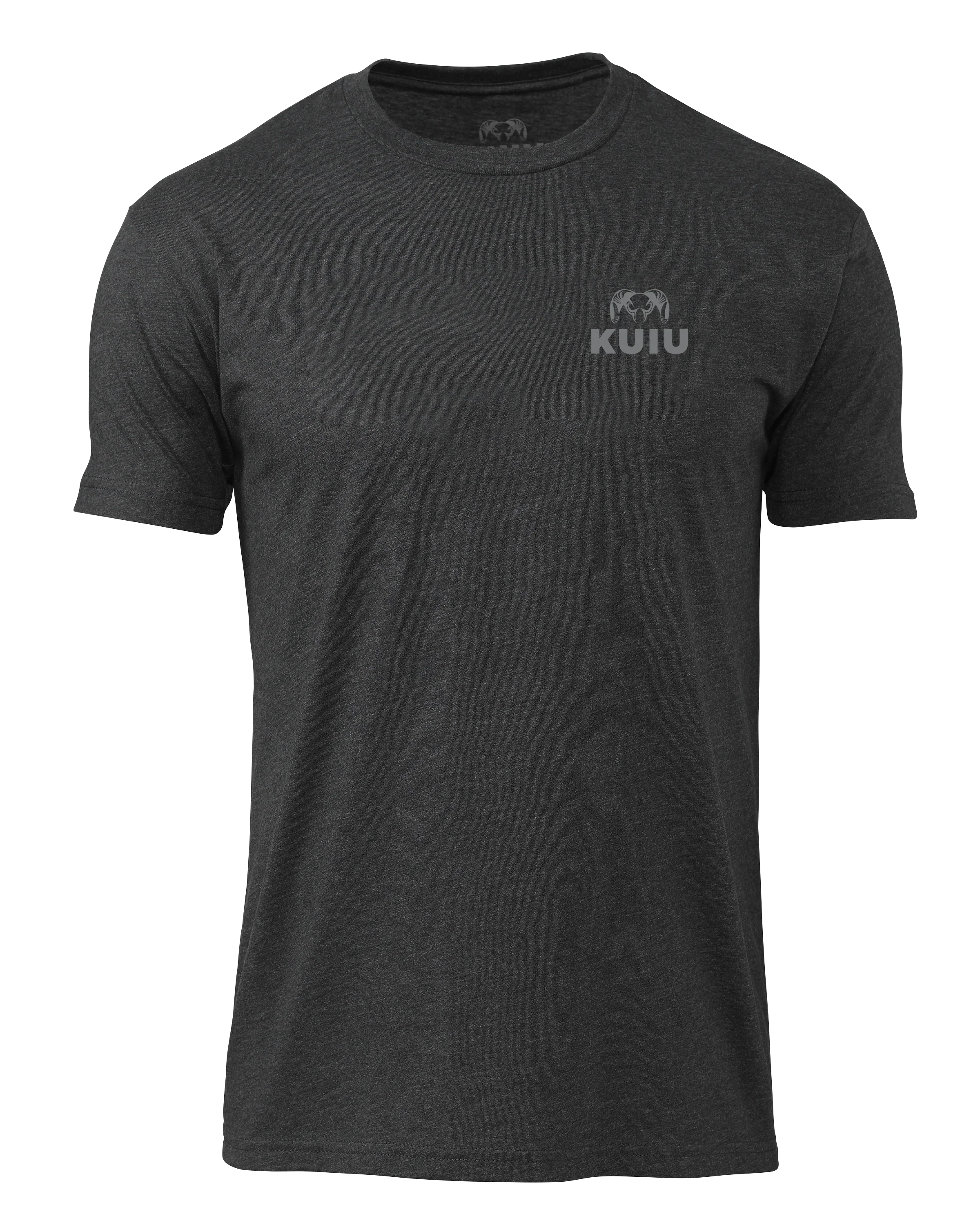 KUIU Vertical Flag Logo T-Shirt | Charcoal
