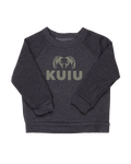 Toddler Stacked Logo Crewneck Sweatshirt | Olive