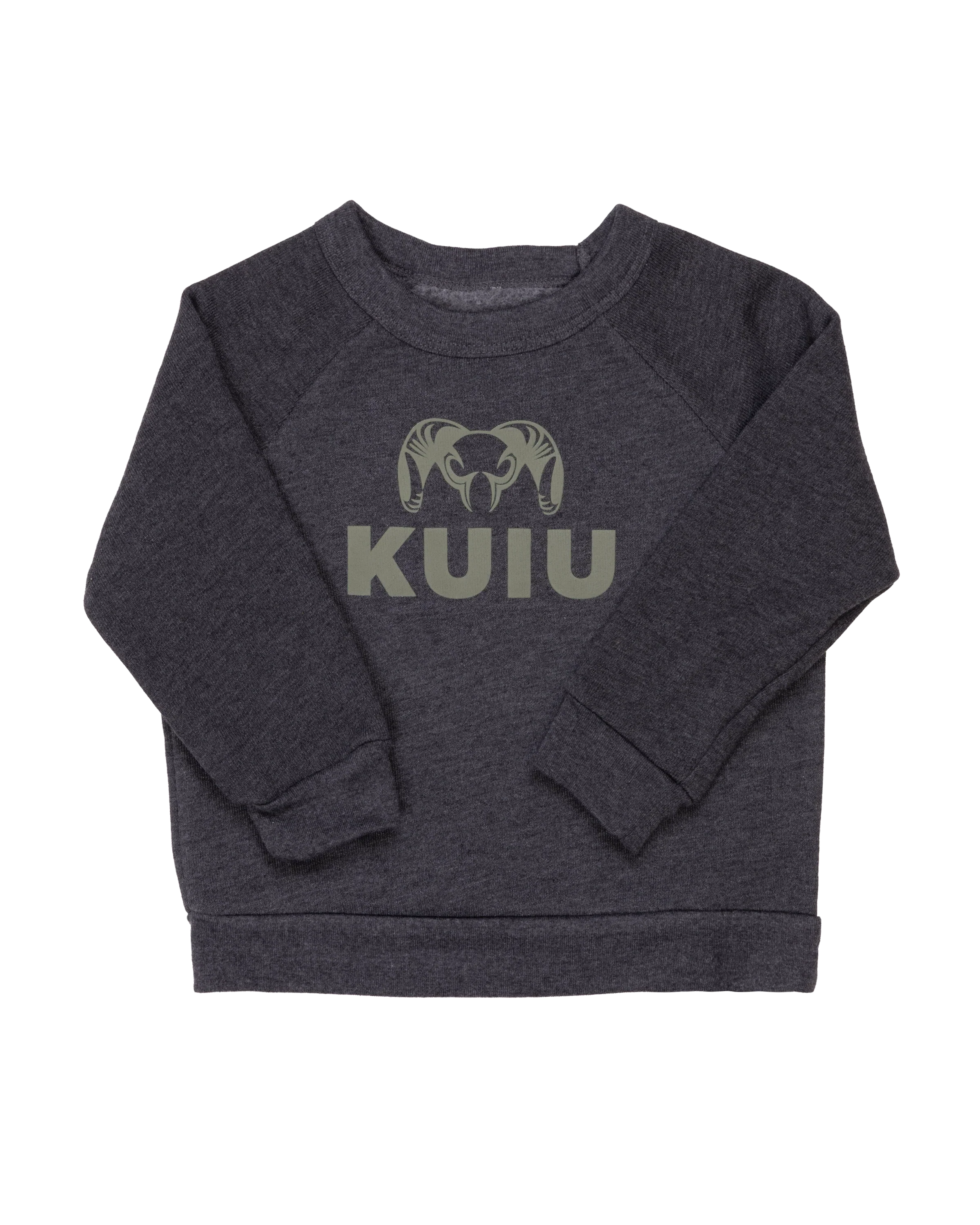 Toddler Stacked Logo Crewneck Sweatshirt | Olive