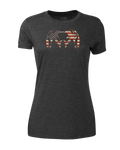 Women's Solid Patriotic Ram T-Shirt | Charcoal