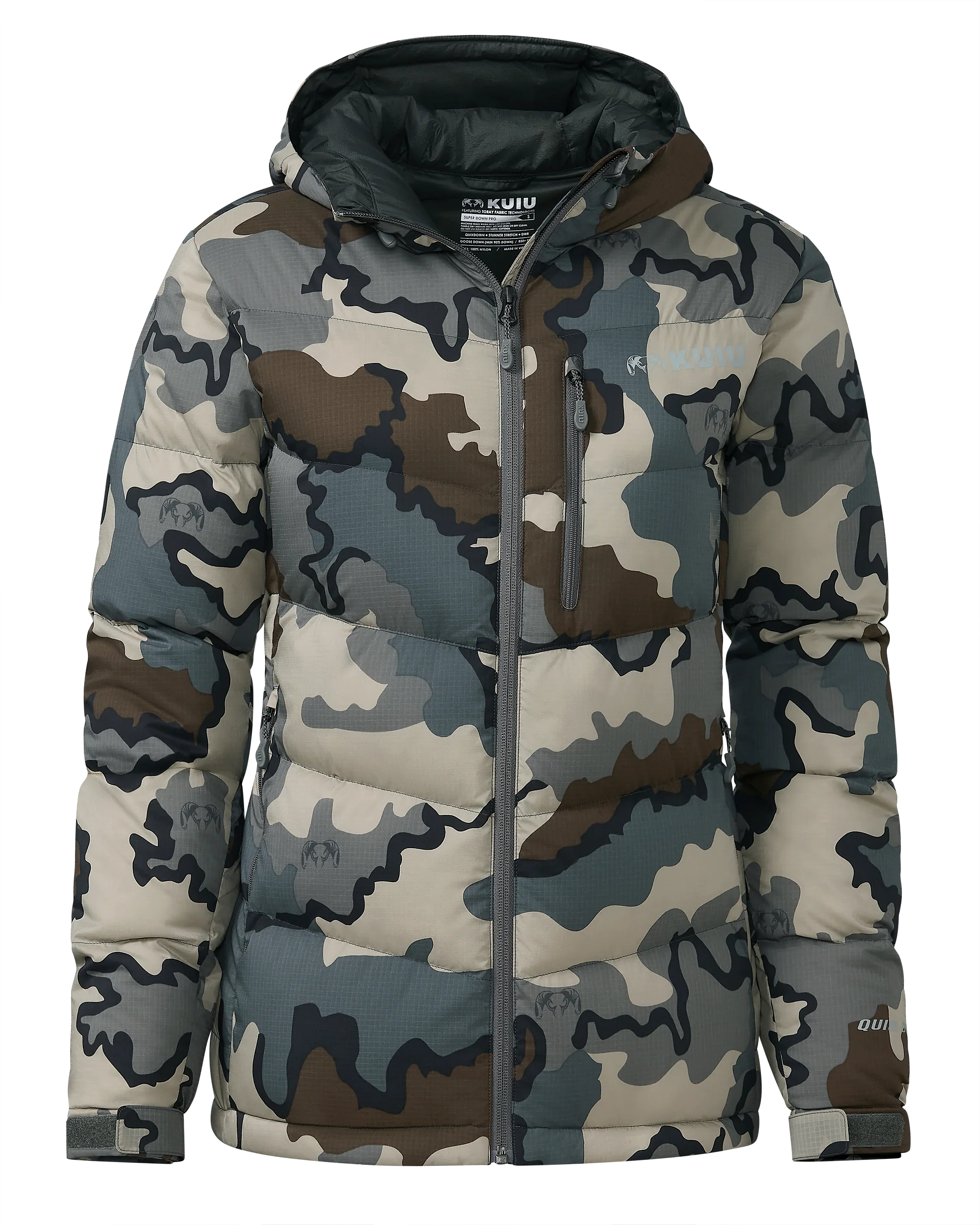 Women's Super Down PRO Hooded Jacket | Vias