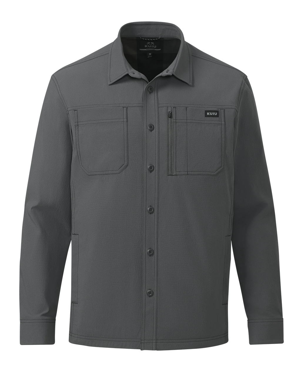 Motive Flannel Lined Shirt Jacket | Gunmetal