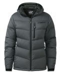Women's Super Down PRO Hooded Jacket | Gunmetal